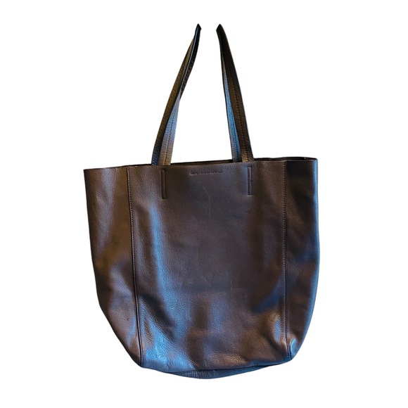 Banana Republic Ashbury Shearling Leather Tote - Picture 3 of 9